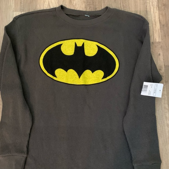 Batman Screenprinted Thermal Top. - Picture 3 of 5